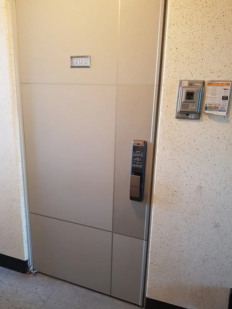 북구 구포동 도어클로저, 문손잡이 수리 시공 현장